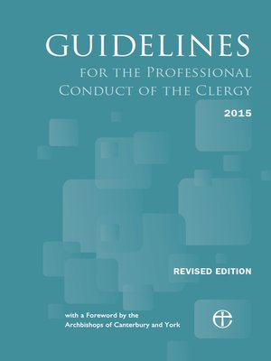 cover image of Guidelines for the Professional Conduct of the Clergy 2015